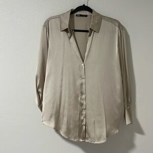 ZARA Satin Blouse